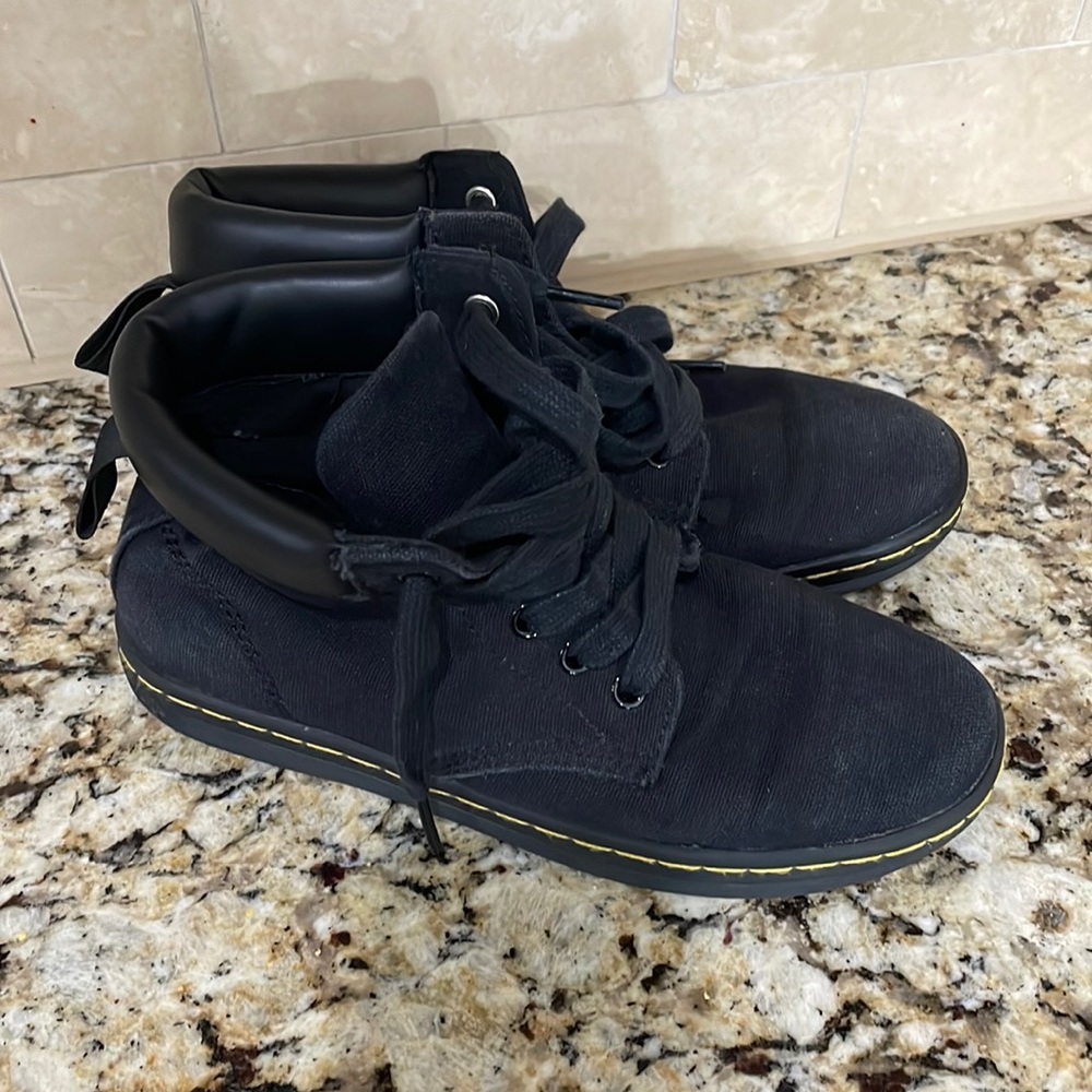 Dr. Martens Maelly canvas boots/high top shoes size 6
